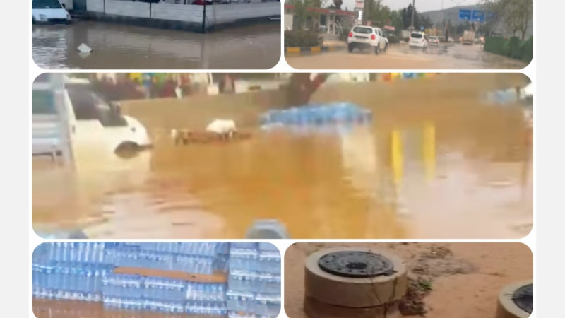 NURDAĞI AŞIRI YAĞIŞA VE SELE TESLİM OLDU