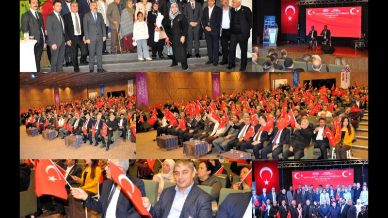 ŞEHİTLERİ ANMA, GAZİLERE VEFA PROGRAMINDA DUYGULU ANLAR YAŞANDI.