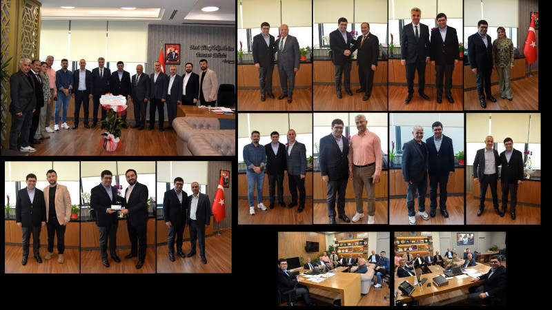 İSLAHİYE-NURDAĞI DERNEĞİ ŞEHİR HASTANESİ BAŞHEKİMİ AHMET ULUŞAN'I ZİYARET ETTİ