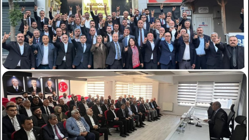 MHP GAZİANTEP İL YÖNETİMİ İLK TOPLANTISINA DUALARLA BAŞLADI .
