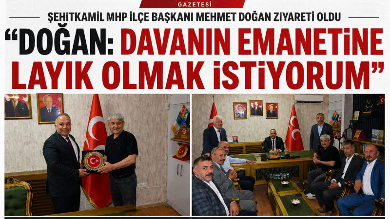 BAŞKAN DOĞAN: DAVANIN EMANETİNE LAYIK OLMAK İSTİYORUM