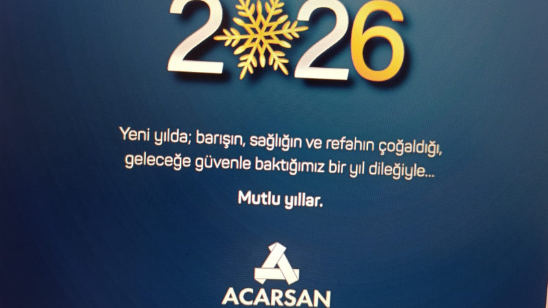 ACARSAN HOLDİNG YENİ YIL MESAJI