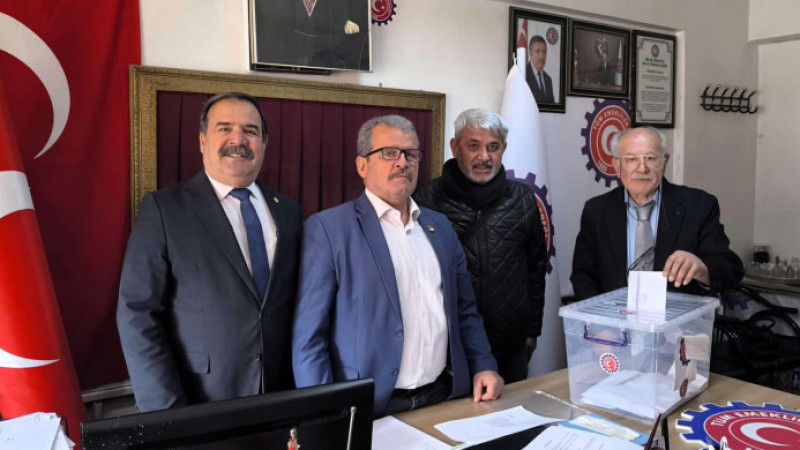 VEYSEL ALAGÖZ YENİDEN ŞEHİTKAMİL ŞUBE BAŞKANI OLDU 