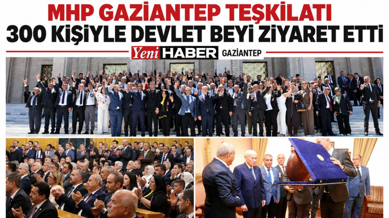 GAZİANTEP MHP 300 KİŞİLİK TEŞKİLATLA  ANKARA’YA ÇIKARMASI YAPTI.