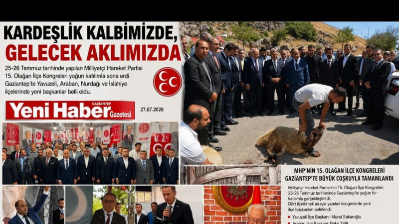 MHP 15. OLAGAN KONGRE ''KARDEŞLİK KALBİMİZDE, GELECEK AKLIMIZDA''